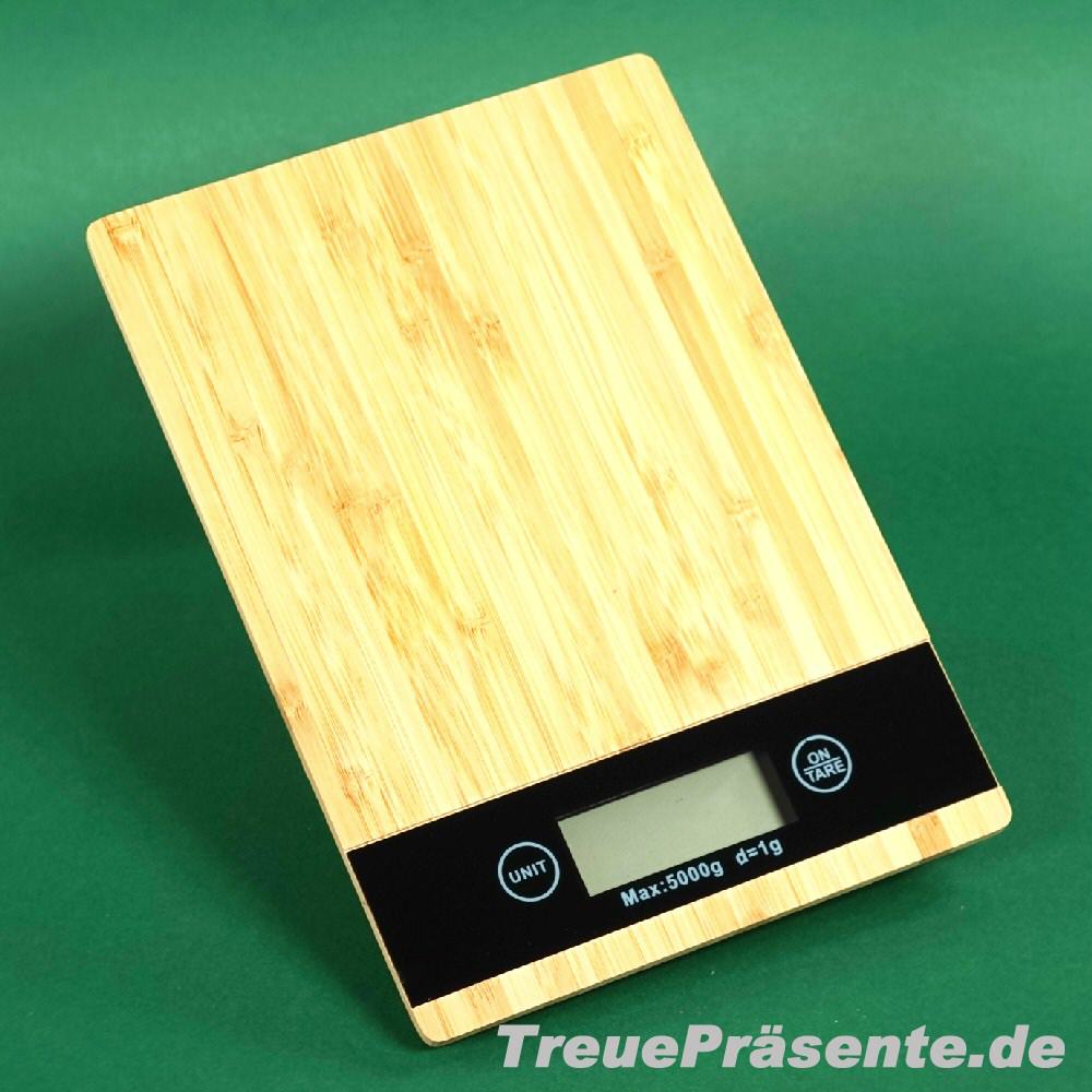 Bambus-K&uuml;chenwaage