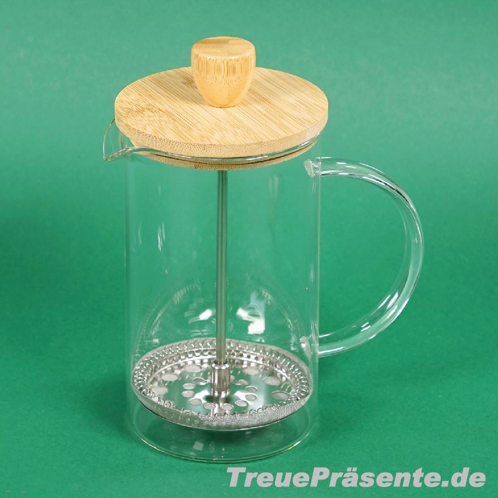 Kaffeezubereiter mit Bambusdeckel