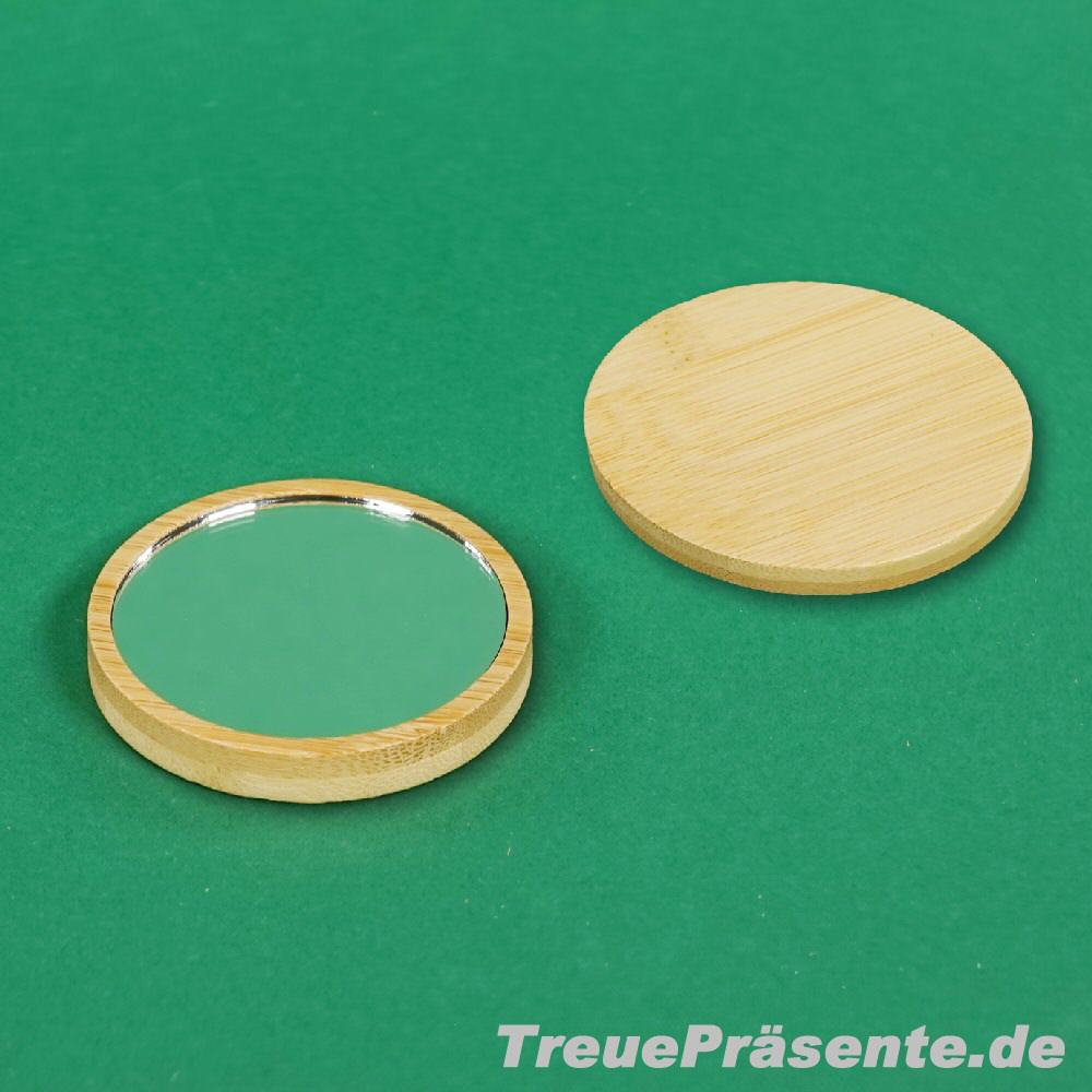 Schminkspiegel aus Bambus