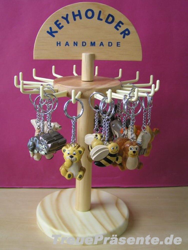 Holztierschl&uuml;sselanh&auml;nger