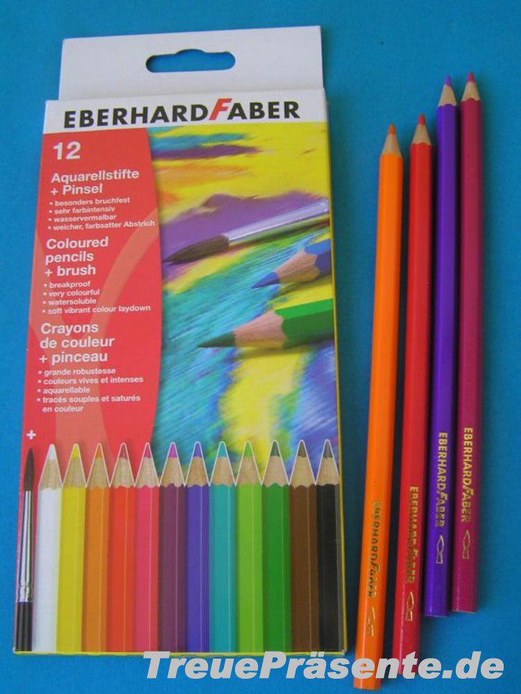 Aquarellstifte mit Pinsel