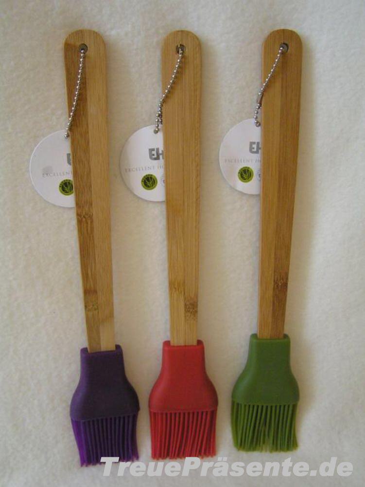 Silikon-Bambus-Backpinsel