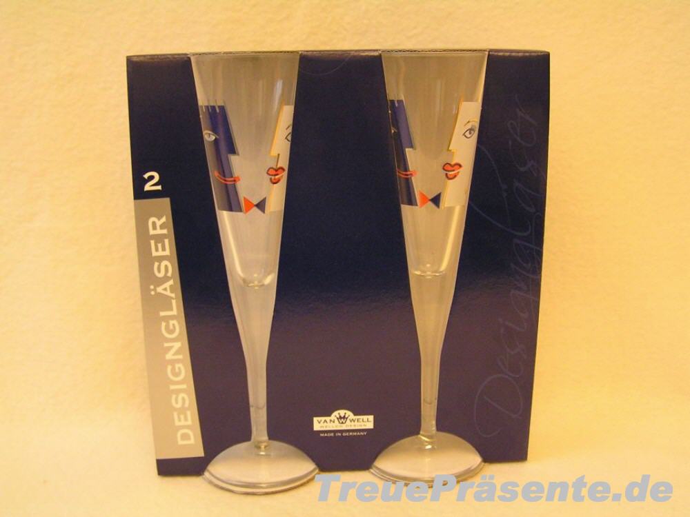 Designer-Sektkelche