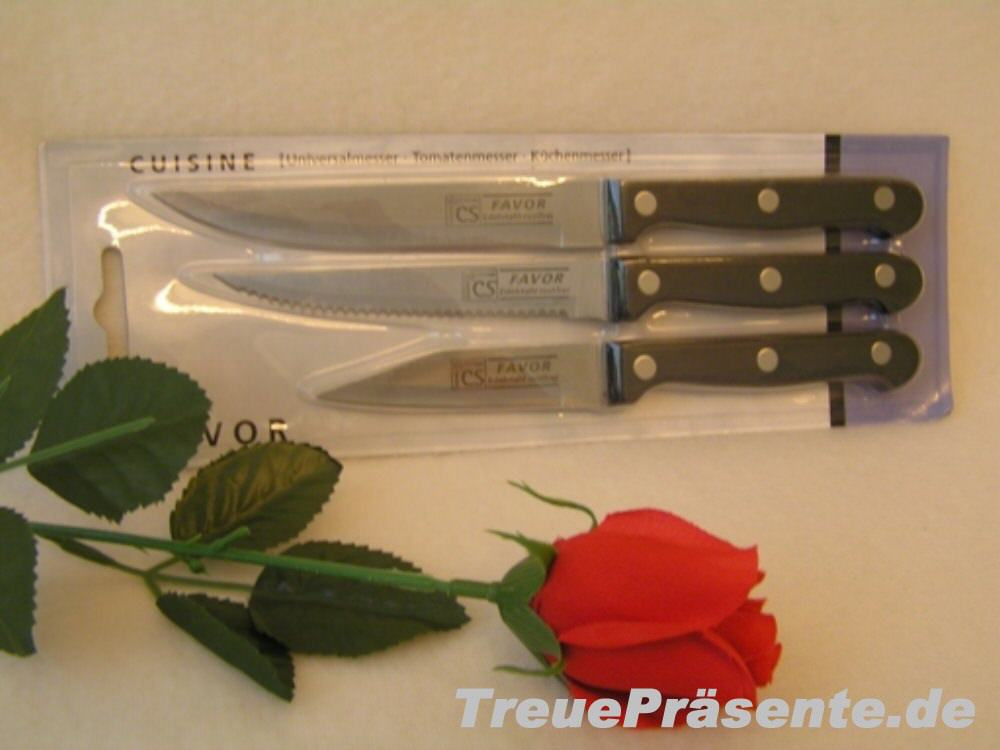 3-teiliges Messerset