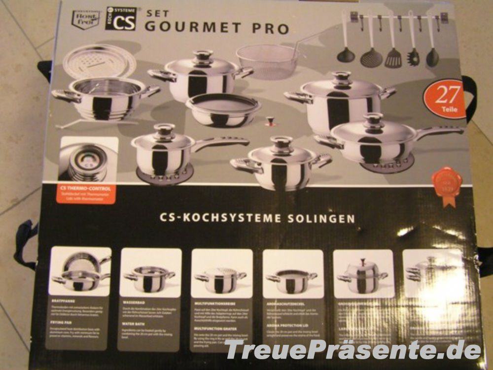 Gourmet Pro Topfset 27-teilig