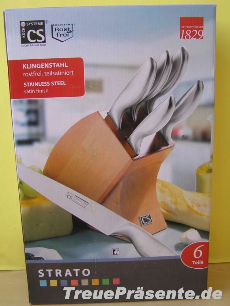 Edelstahl-Messerblock Strato