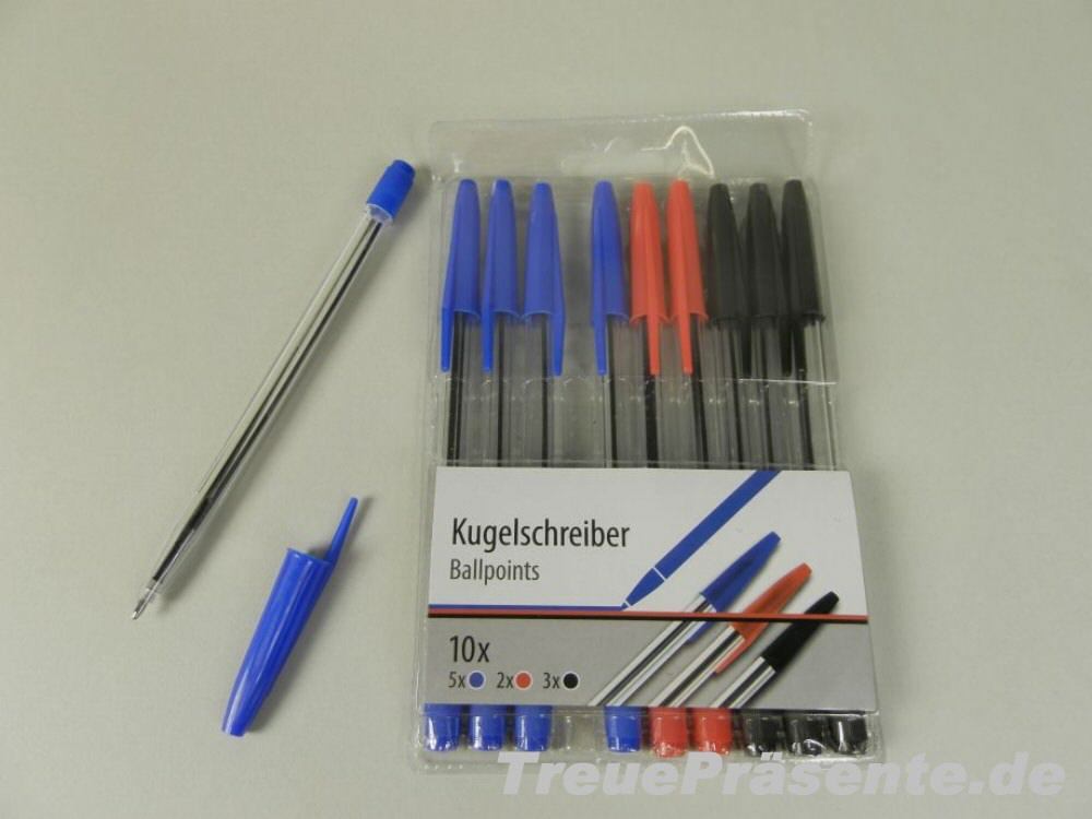 Kugelschreiber 10er-Set