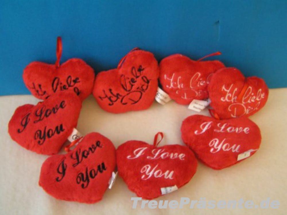 Pl&uuml;schherz "I love You"