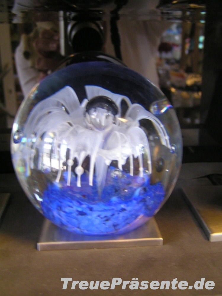 Glaskugel Whiteflower