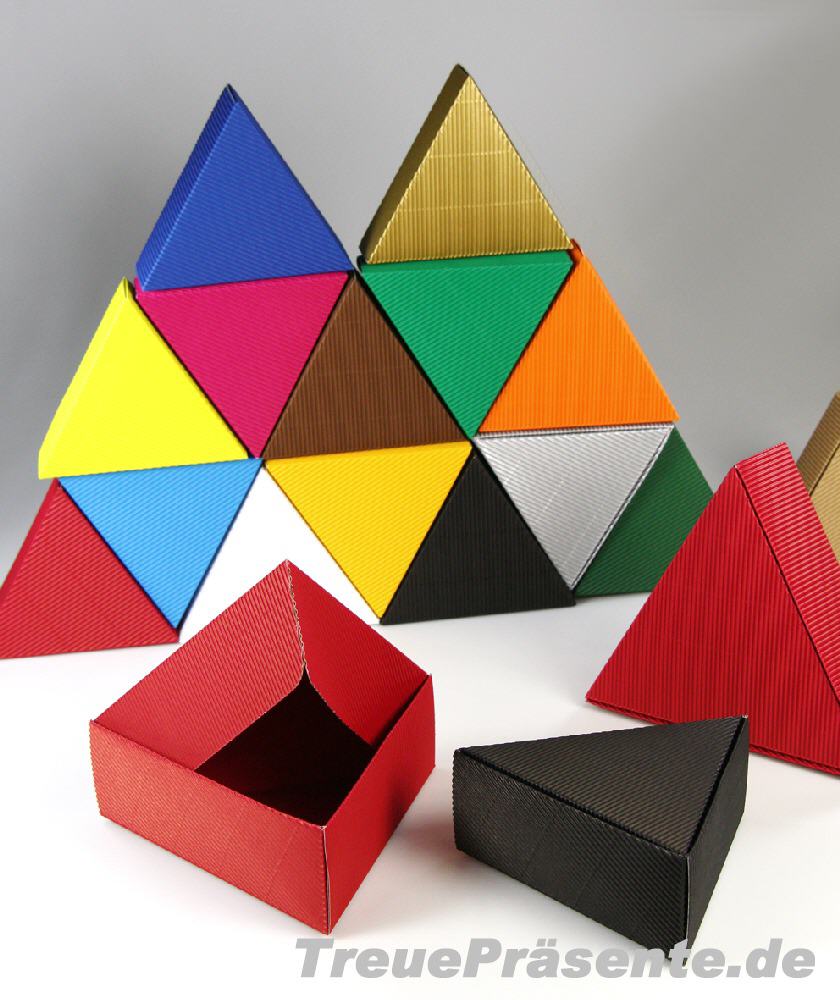 Geschenkverpackung Triangel