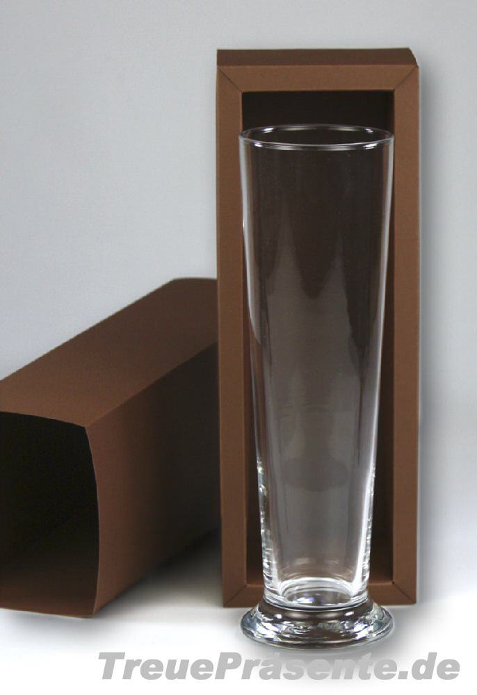 Geschenkverpackung Weizenbierglas